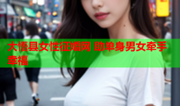 大悟县女性征婚网 助单身男女牵手幸福