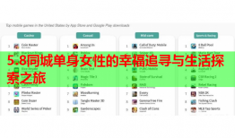 5.8同城单身女性的幸福追寻与生活探索之旅