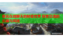 匿名在线聊天的秘密世界 探索交流的乐趣与风险