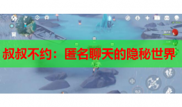 叔叔不约：匿名聊天的隐秘世界