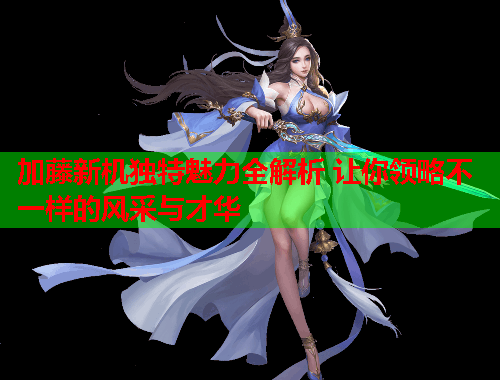 加藤新机独特魅力全解析 让你领略不一样的风采与才华