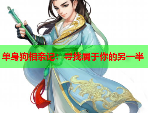 单身狗相亲记：寻找属于你的另一半