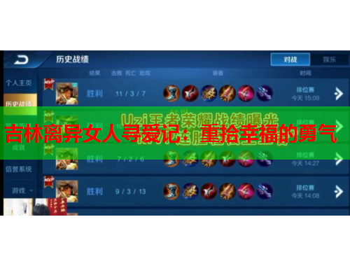 吉林离异女人寻爱记：重拾幸福的勇气