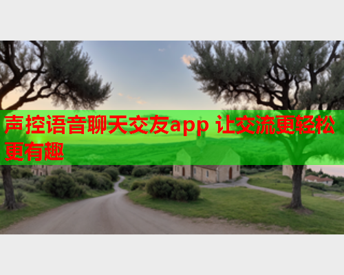 声控语音聊天交友app 让交流更轻松更有趣