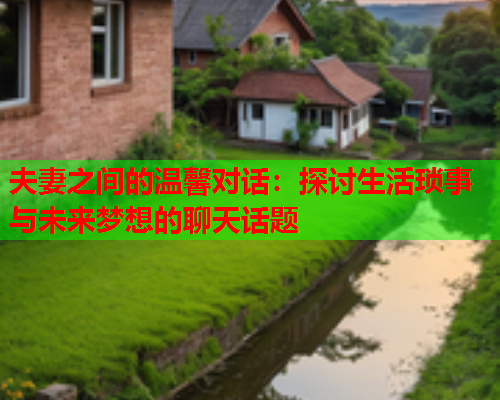 夫妻之间的温馨对话：探讨生活琐事与未来梦想的聊天话题